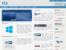 Tablet Screenshot of cts.hr