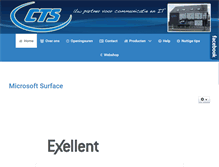 Tablet Screenshot of cts.be